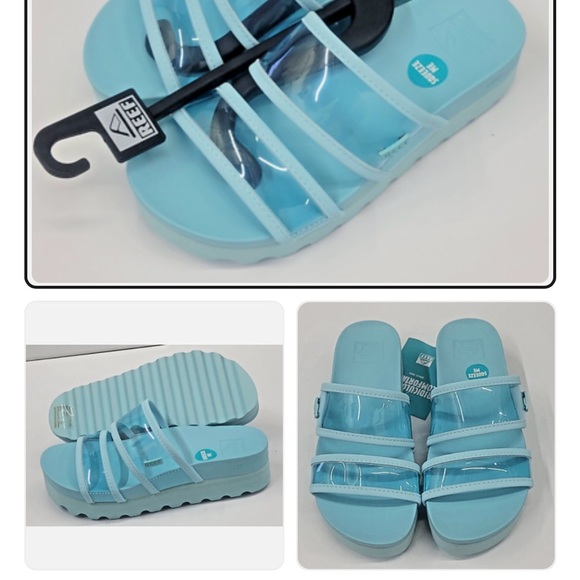 Reef Light Blue Vista Hi Energy Women's Sandals Brand New!! - Picture 1 of 1